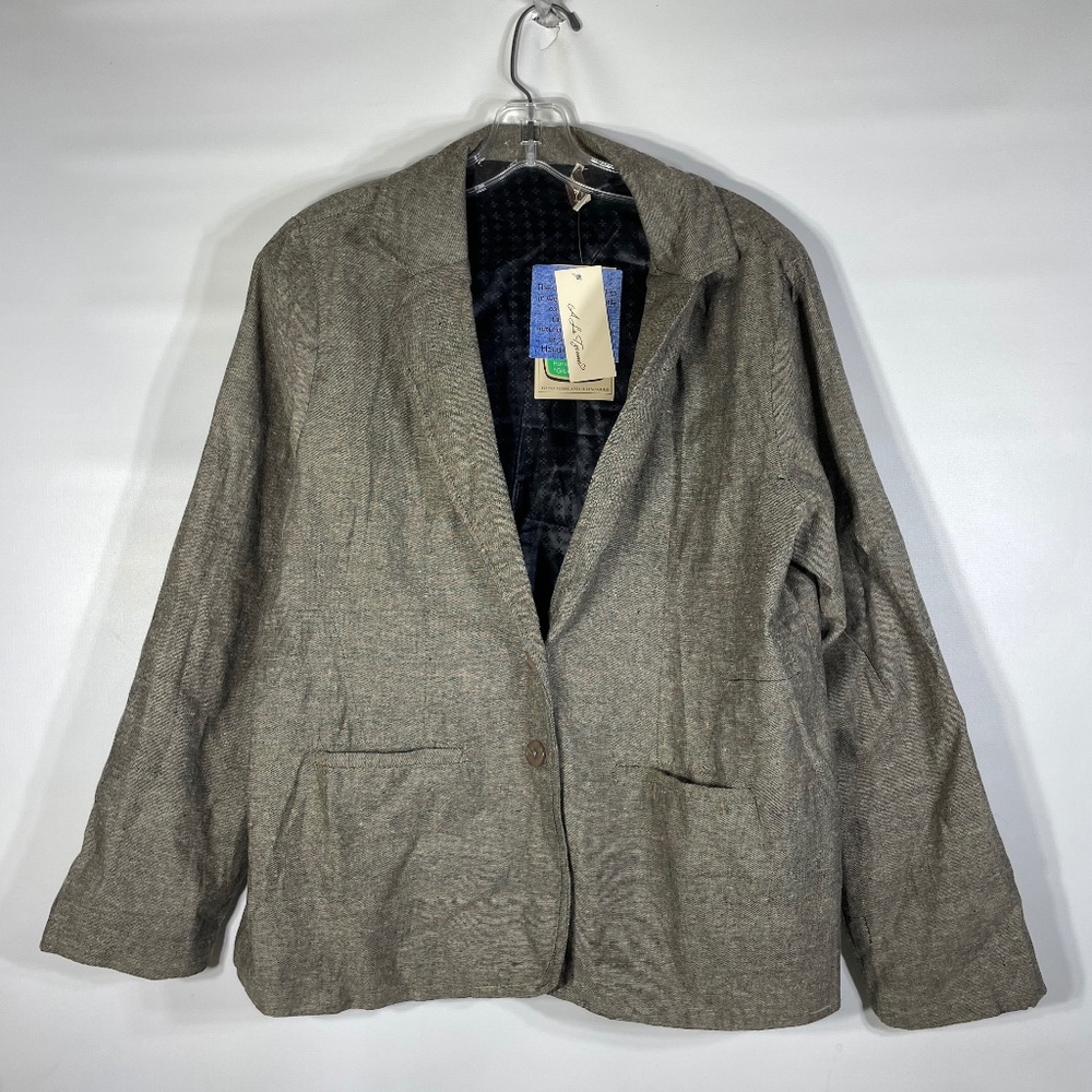 A LA TZARINA Women’s Blazer With Pockets Large